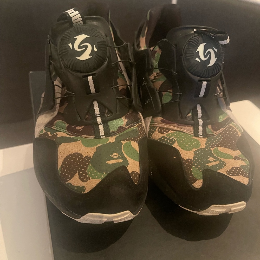 ❌SOLD❌Puma X A Bathing Ape BAPE disc blaze (green camo) size 7